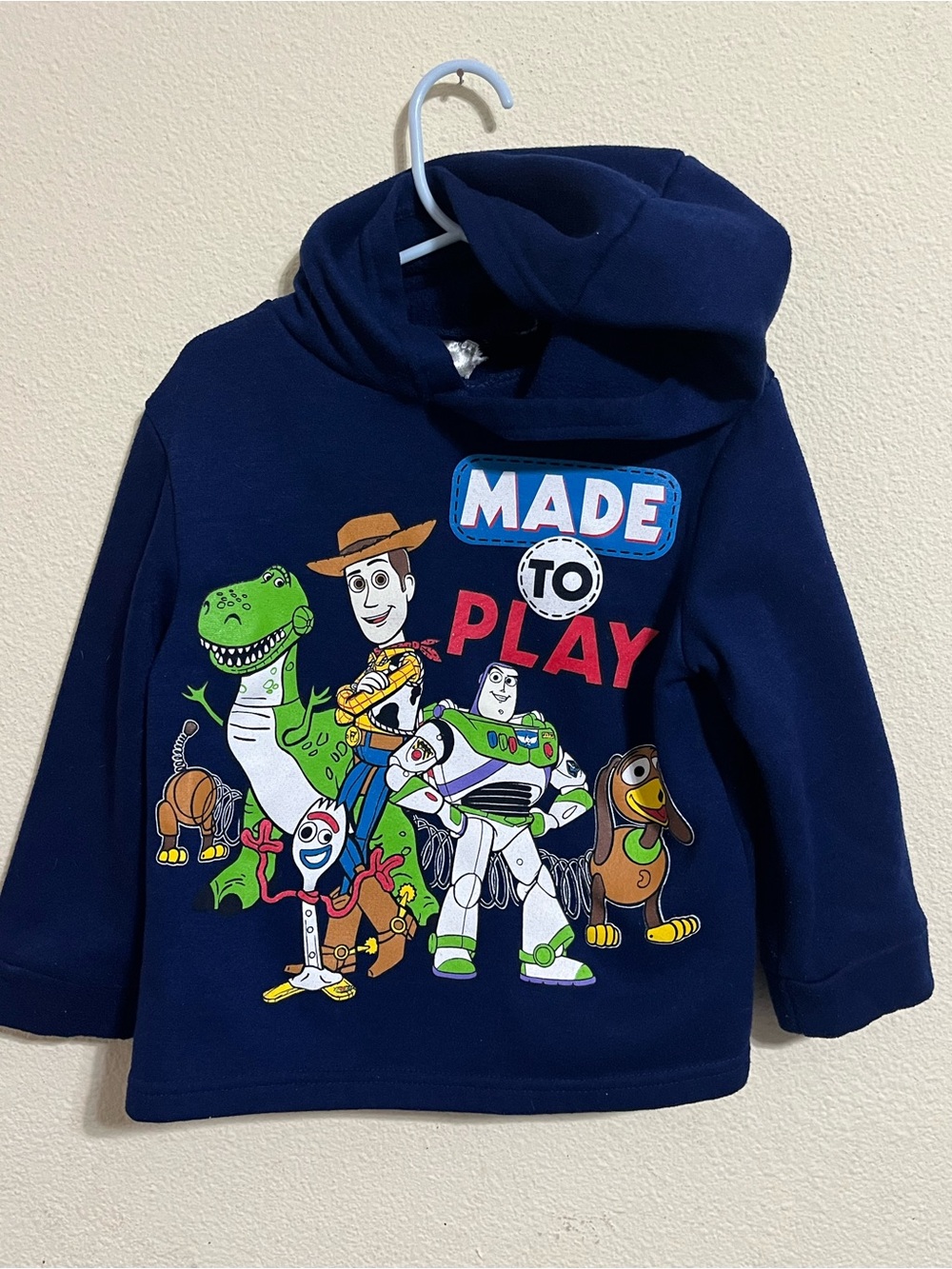 Kids Toy Story Blue Hoodie Size 4/5 Jacket